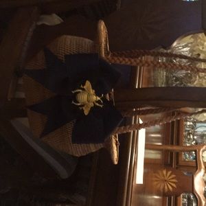 Bosom Buddy Bag by Lisi Lerch - Gold Bee w Blue